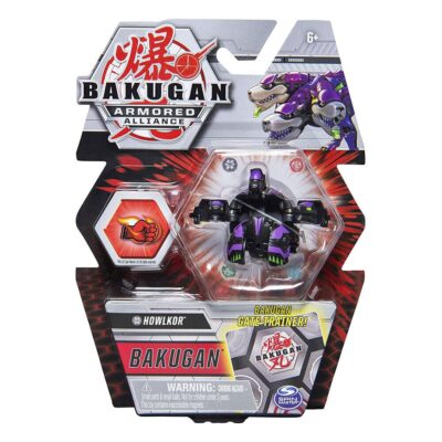 Bakugan Armored Alliance Core 2-inch Collectible Transforming Figure Howlkor (Darkus Facti