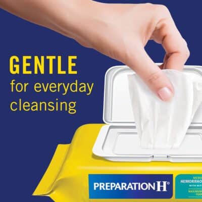 Preparation H Totables Hemorrhoid Flushable Wipes with Witch Hazel for Skin Irritation Rel - Image 4
