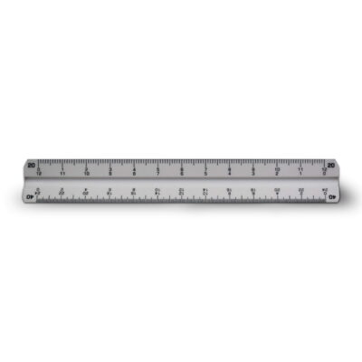 ALVIN 610E Metric Engineer Triangle Scale, Multipurpose Ruler for Drawing, Planning, and D - Image 2