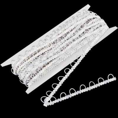 10 Yards Gimp Braid Trim with Elastic Button Loop Bridal Button Loops Dress Zipper Extende