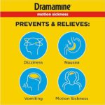Dramamine Motion Sickness Original, Travel Vial, 12 Count, 3 Pack - Image 2