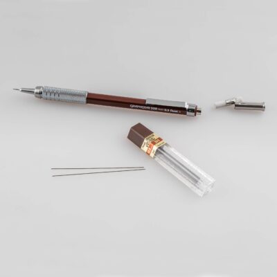 Pentel Graph Gear 500 Automatic Drafting Pencil, 0.3mm, Brown Barrel, 1 Pack (PG523BP) - Image 5
