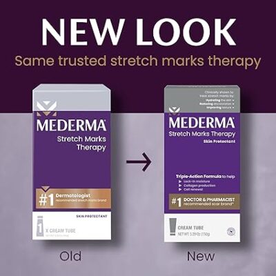 Mederma Stretch Marks Therapy, Helps Prevent and Treat Stretch Marks, Safe to Use When Pregnant, Pregnancy Skin Care, 5.29 oz (150g) - Image 4