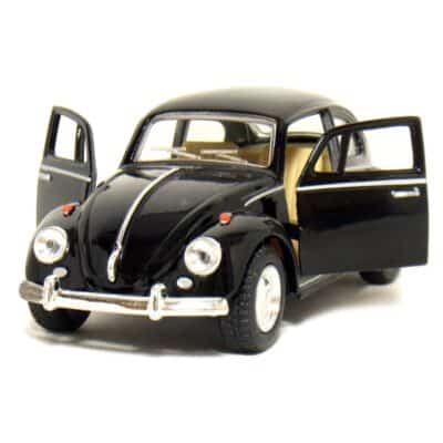 5" 1967 Volkswagen Classic Beetle 1:32 Scale (Black) by Kinsmart - Image 2