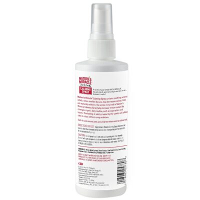 Nature's Miracle Just for Cats Calming Spray Stress Reducing Formula, 8-ounce (P-5780), Wh - Image 2
