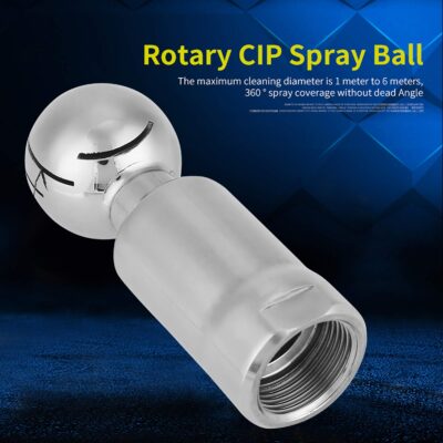 Rotary Spray Ball, Stainless Steel Fittings 3/4 Inch Female Thread Connection Sanitary CIP - Image 9