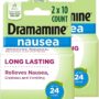 Dramamine Nausea Long Lasting, Nausea Relief, 10 Count (Pack of 2)
