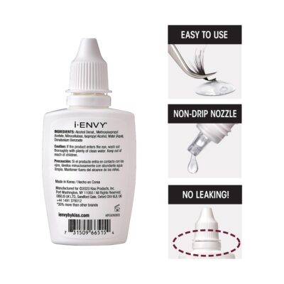 i-Envy by Kiss False Eyelash Adhesive Mega Hold Eyelash Adhesive Glue for Individual Clust - Image 4