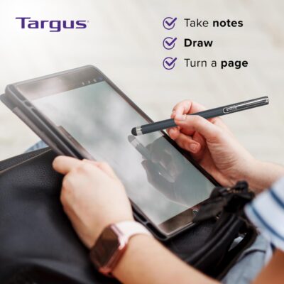 Targus Stylus Pen for Tablets, iPad, Smartphones and Touchscreen Devices, Black - Slim Dur - Image 6