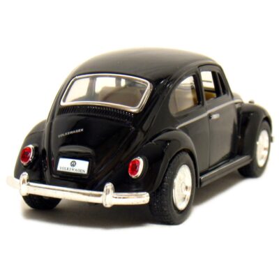 5" 1967 Volkswagen Classic Beetle 1:32 Scale (Black) by Kinsmart - Image 4
