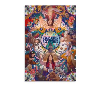 AKAK Everything Everywhere All at Once Poster 2022 Movie Poster Aesthetic Decorative Paint