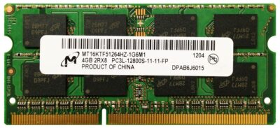 Micron 4GB PC3-12800 DDR3 1600MHz unbuffered Non-ECC MT16KTF51264HZ-1G6M1