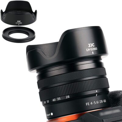 JJC Reversible Lens Hood Shade with 40.5mm Filter Adapter for Sony FE 28-60mm F4-5.6 SEL28