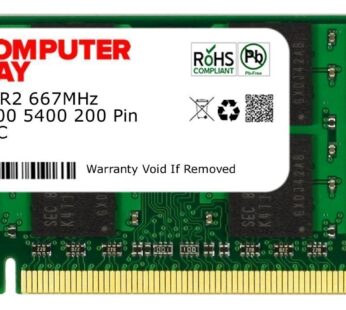 Komputerbay 2GB DDR2 667MHz PC2-5300 PC2-5400 DDR2 667 (200 PIN) SODIMM Laptop Memory