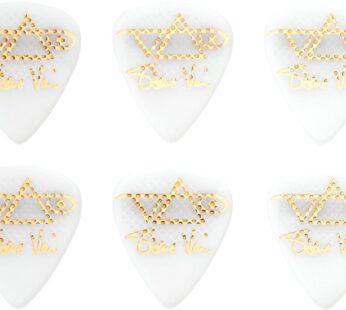 Ibanez B1000SVRWH Steve Vai Signature Picks 6 Pack, White