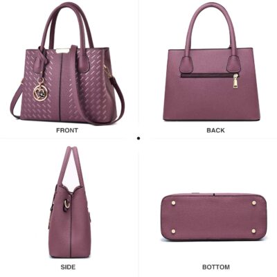 COCIFER Purses and Handbags for Women Fashion Leather Top Handle Satchel Shoulder Tote Bag - Image 2