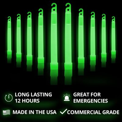 Cyalume Glow Sticks Military Grade Lightstick - Premium Green 6? SnapLight Emergency Chemi - Image 2