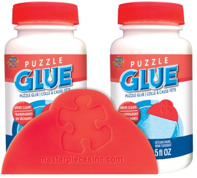 MasterPieces Puzzle Glue and Wide Plastic Spreader 5oz - Pack - Jigsaw Puzzle Saver Clear - Image 6