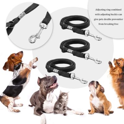 9 Pieces Pet Grooming Loops Nylon Restraint Noose Adjustable Fixed Dog Cat Safety Rope for - Image 5