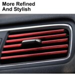SINGARO 20 Pieces Car Air Conditioner Air Outlet Decorative Strips, Bendable DIY, Universa - Image 6