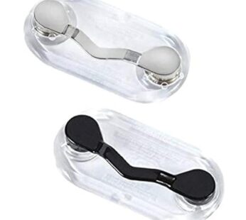 Readerest Stainless Magnetic Eyeglass Holder – ID Badge Accessory in Stainless Steel and G