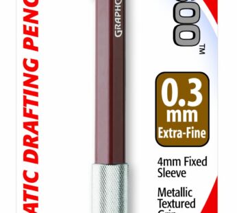 Pentel Graph Gear 500 Automatic Drafting Pencil, 0.3mm, Brown Barrel, 1 Pack (PG523BP)