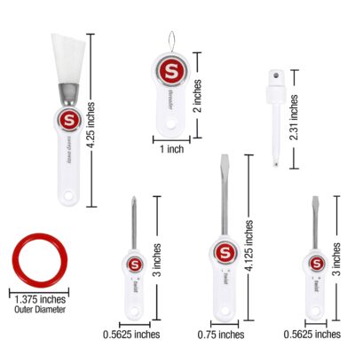SINGER Machine Sewing & Maintenance Bundle - 7-Piece Set: 3-Piece Screwdriver Set, Angled- - Image 9