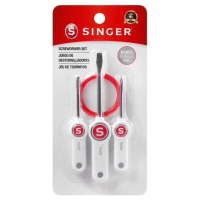 SINGER Machine Sewing & Maintenance Bundle - 7-Piece Set: 3-Piece Screwdriver Set, Angled- - Image 2