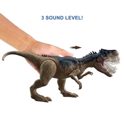 Jurassic World Toys Camp Cretaceous Roar Attack Allosaurus Dinosaur Action Figure with Str - Image 2