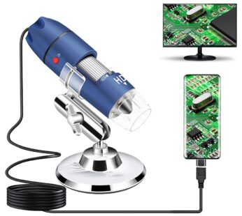 Jiusion 2K HD 2560x1440P USB Digital Microscope for Android Cellphone and Tablet Windows M
