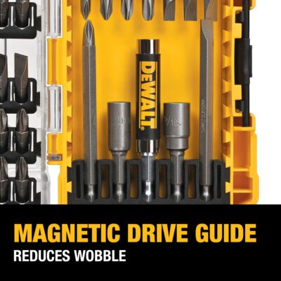 DEWALT Screwdriver Bit Set with Tough Case, 45-Piece (DW2166), Grey/Silver Screwdriving Se - Image 5