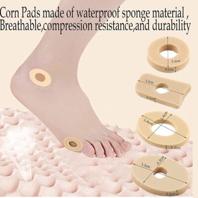 Mcvcoyh (150 PCS) Corn Pads Foam Callus Cushions Cocoon Eye Sticker, Waterproof Corn Cushi - Image 5