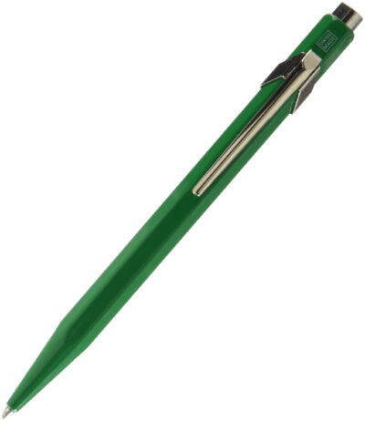 CREATIVE ART MATERIALS Caran D'ache Ballpoint Pen Metal Green (849.210) - Image 2