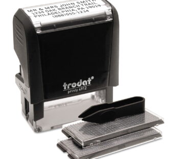 Trodat Printy Economy Self-Inking Do It Yourself, Customizable Message or Address Stamp, I