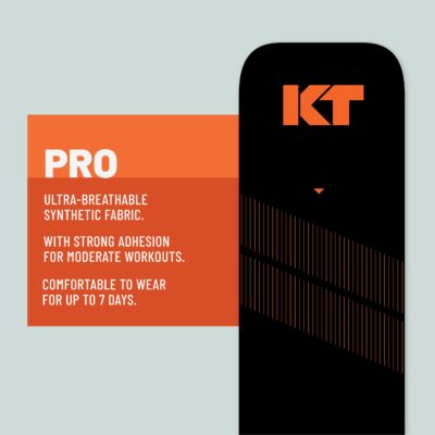 KT Tape, Pro Synthetic Kinesiology Athletic Tape, 20 Count, 10? Precut Strips, Hero Pink - Image 5