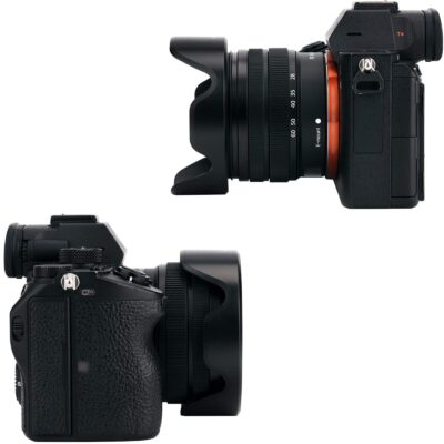 JJC Reversible Lens Hood Shade with 40.5mm Filter Adapter for Sony FE 28-60mm F4-5.6 SEL28 - Image 4