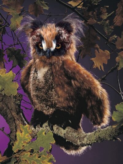 Folkmanis Great Horned Owl Hand Puppet - Image 2