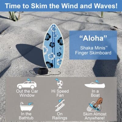 Shaka Minis Finger Skimboard | Finger Surfboard - Skim and Surf The Wind, Waves and Almost - Image 2
