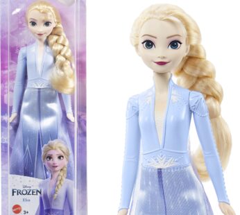 Mattel Disney Frozen Toys, Elsa Fashion Doll & Accessory with Signature Look, Inspired by