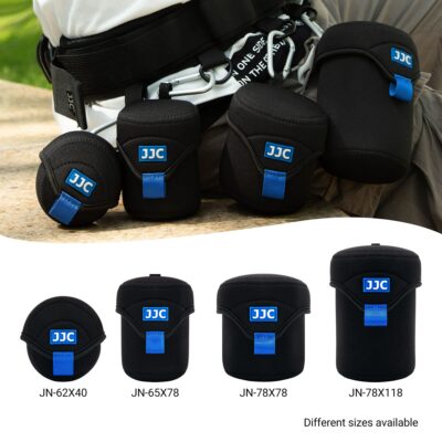JJC Neoprene Mirrorless Lens Pouch Bag Compact Case Protector for Canon EF-M 22mm Sony E 1 - Image 8
