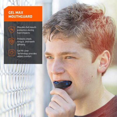 Shock Doctor Gel Max Mouth Guard, Heavy Duty Protection & Custom Fit, Adult & Youth - Image 2