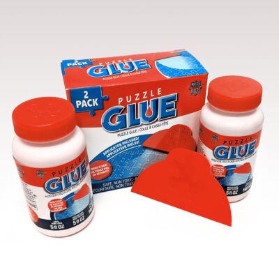 MasterPieces Puzzle Glue and Wide Plastic Spreader 5oz - Pack - Jigsaw Puzzle Saver Clear - Image 5