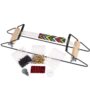 The Beadsmith Metal Bead Loom Kit, Includes Loom (12.5" x 2.5" x 3"), Thread, Needles, and