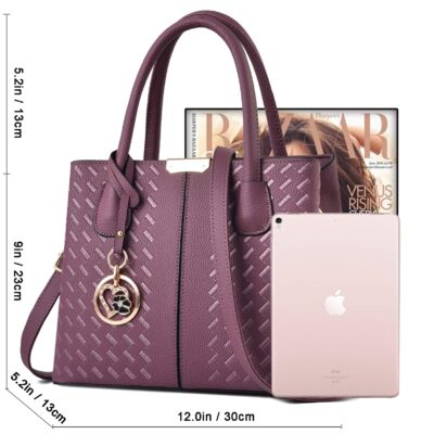 COCIFER Purses and Handbags for Women Fashion Leather Top Handle Satchel Shoulder Tote Bag - Image 4