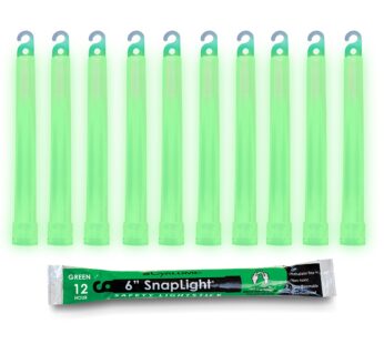 Cyalume Glow Sticks Military Grade Lightstick – Premium Green 6? SnapLight Emergency Chemi