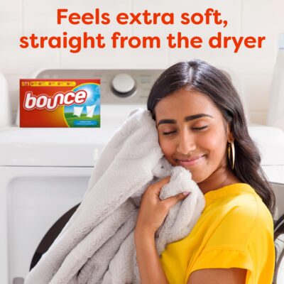Bounce Dryer Sheets Laundry Fabric Softener, Outdoor Fresh, 240 Count - Image 5