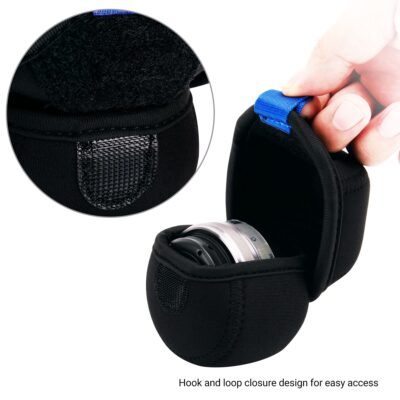 JJC Neoprene Mirrorless Lens Pouch Bag Compact Case Protector for Canon EF-M 22mm Sony E 1 - Image 6