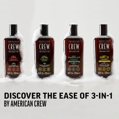 American Crew Shampoo, Conditioner & Body Wash for Men, 3-in-1, 15.2 Fl Oz - Image 7