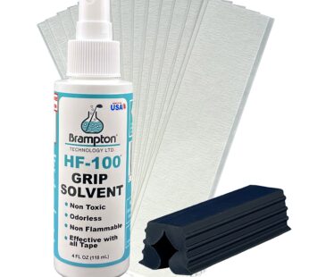 Brampton Complete Golf Grip Kit for Golf Club Regripping (2″x9″ Golf Grip Tape Strips) – M