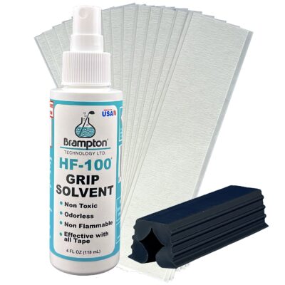Brampton Complete Golf Grip Kit for Golf Club Regripping (2"x9" Golf Grip Tape Strips) - M